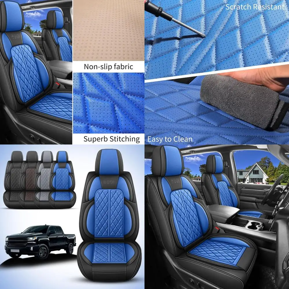 

Чехлы на сиденья на заказ, подходят для Chevy Silverado GMC Sierra 1500 2007-2025 2500/3500 HD Crew Cab Pickup Truck, защитный чехол на сиденье Cus