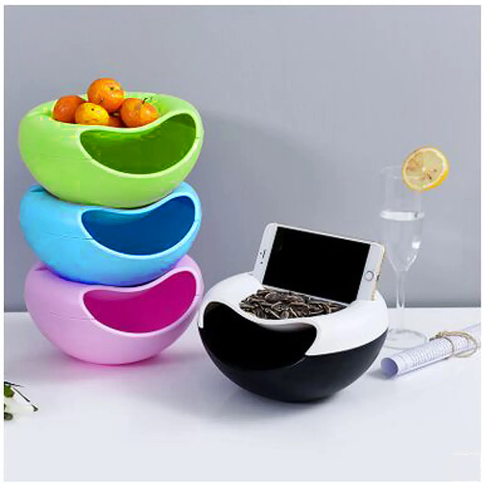 Desktop Storage Box With Creative Design Storage Bowl, Suitable For Dry Item Storage Box