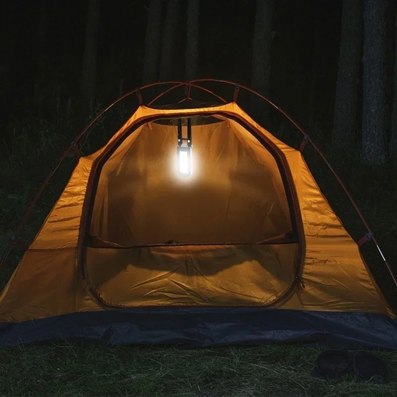 Portable Rechargeable Magnetic COB LED Work Light Folding Inspection Lamp Outdoor Solar Light