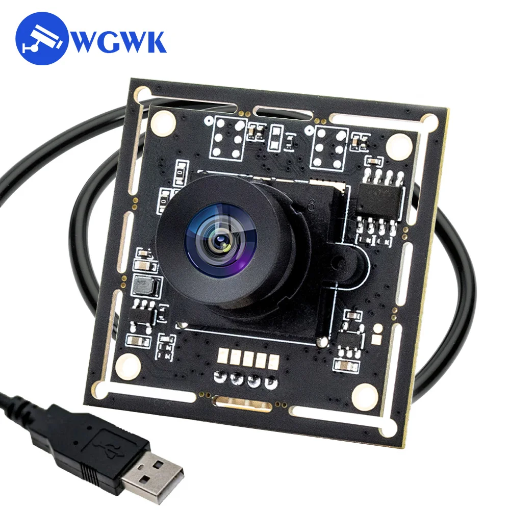 

WGWK HD USB Camera Module 2592x1944 IMX335 No distortion lens With USB 2.0 Cable Webcam For Industrial Inspection,Moving Object