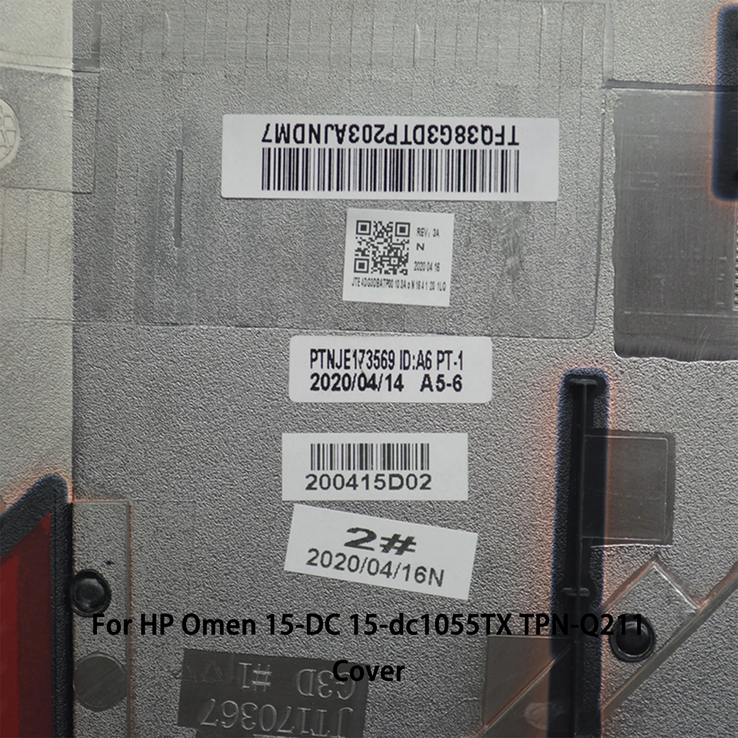 Imagem -02 - Base Inferior do Portátil Tampa d Shell Apto para hp Omen 15-dc Tpn-q211 15-dc1055tx Novo Original