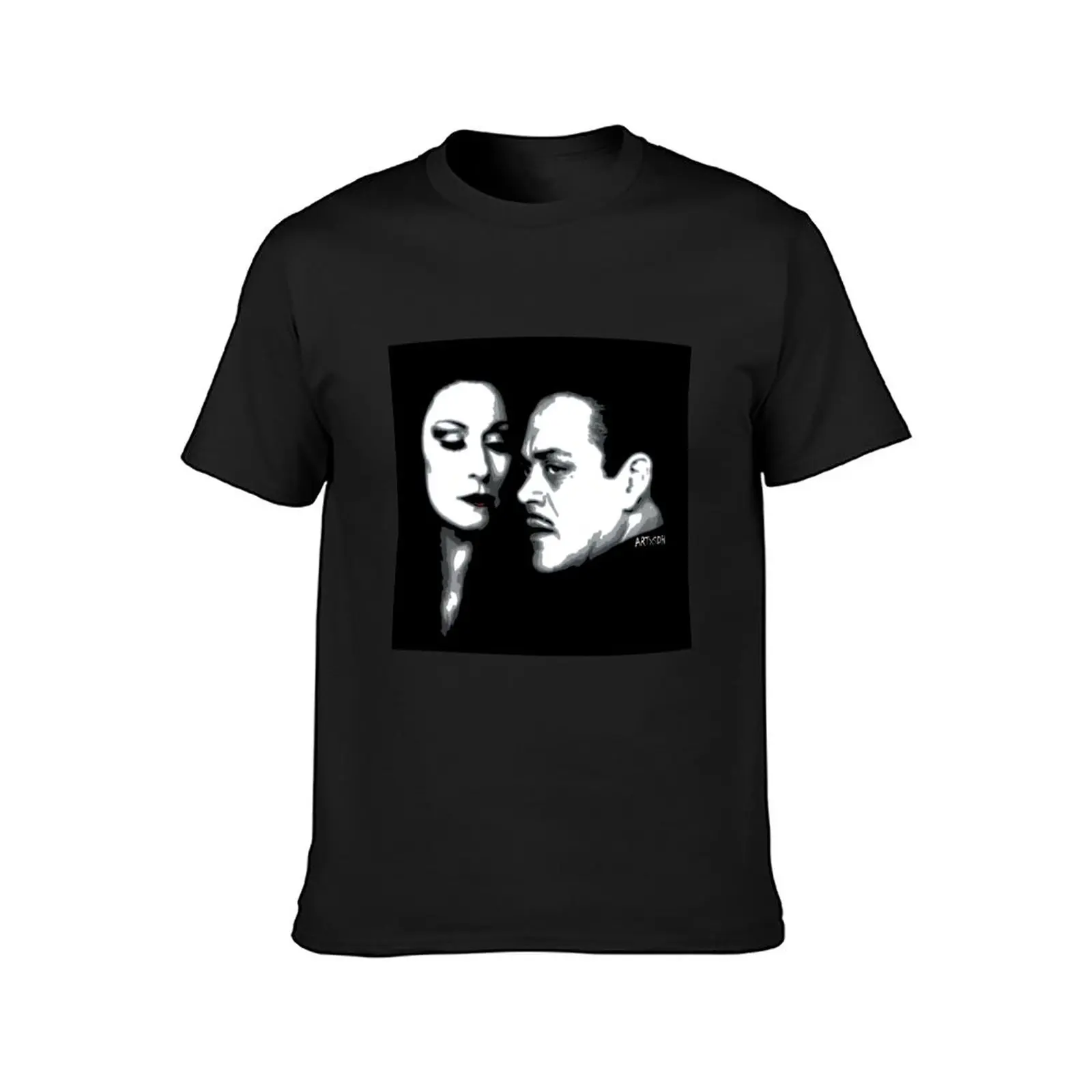 Gomez and Morticia T-Shirt tops T-shirt for a boy quick drying shirt mens plain t shirts