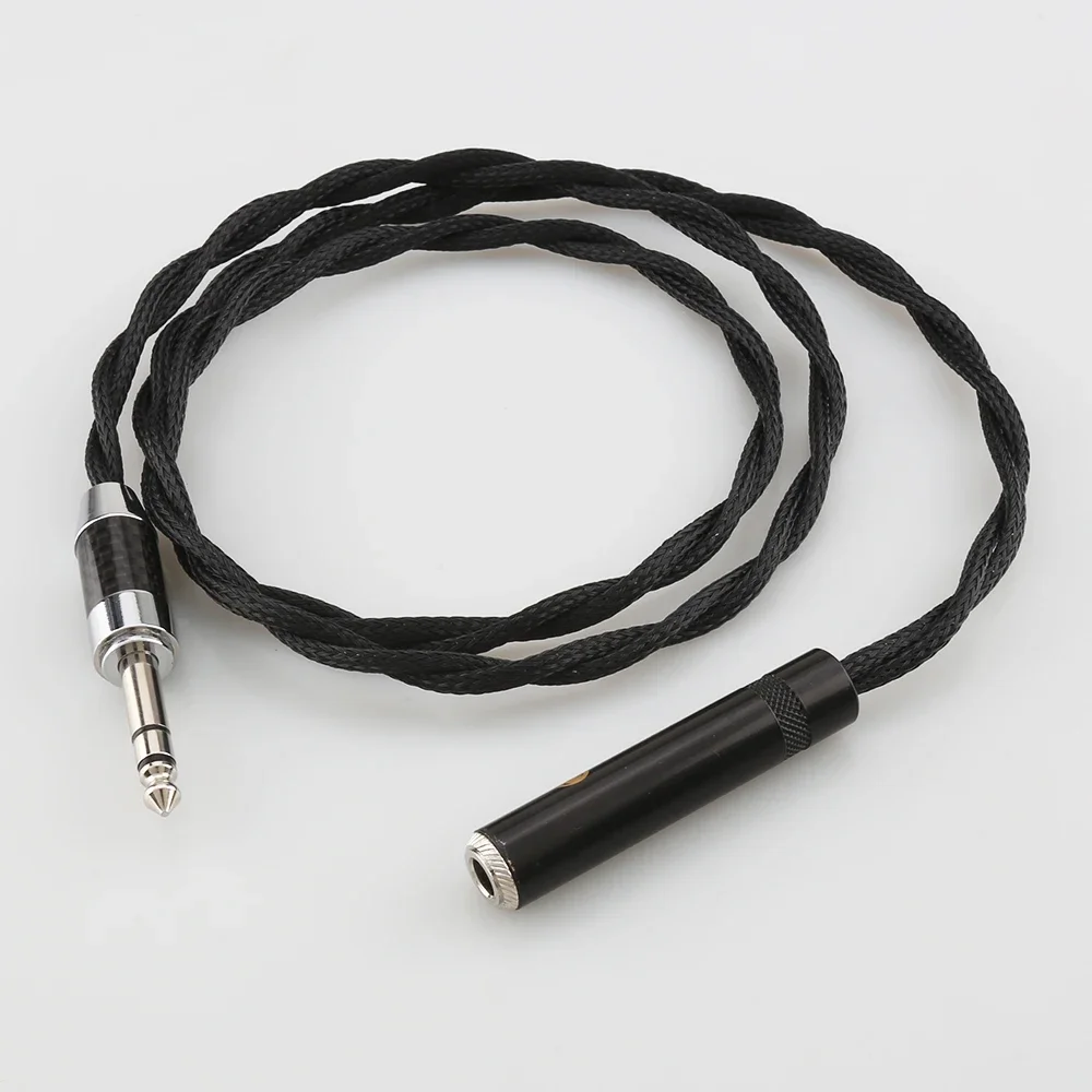 Посеребренный 6,35 мм 1/4 дюйма стерео TRS между мужчинами и женщинами профессиональный аудиоудлинительный кабель HIFI кабель