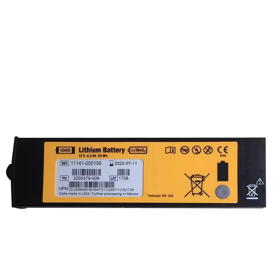 

Новый аккумулятор для дефибриллятора Physio-Control LIFEPAK 1000 11141-000156 12 В 4500 мАч/54 Втч