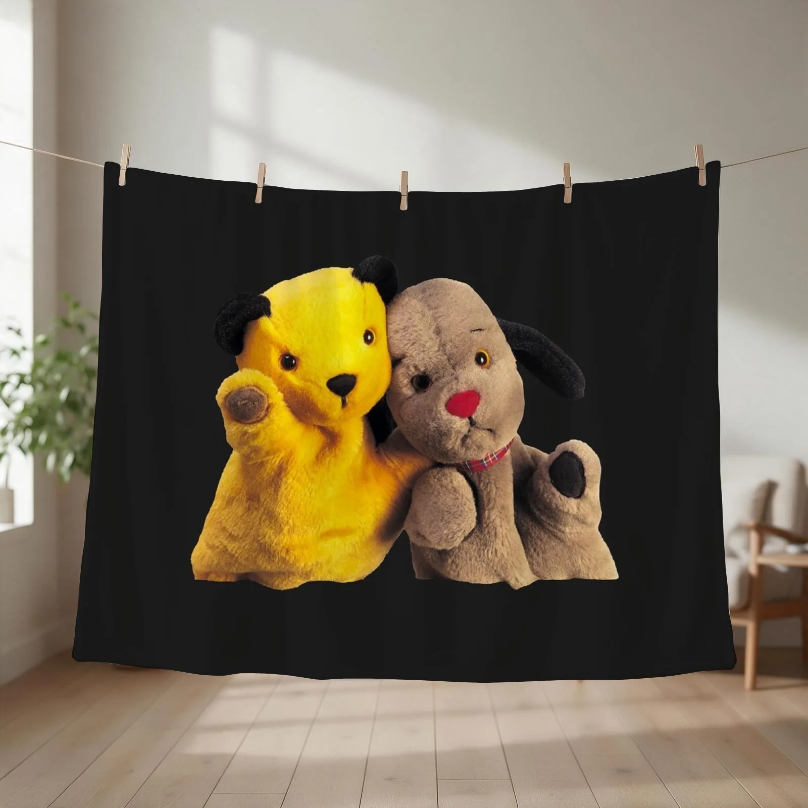 Sooty and sweep Throw Blanket Weighted Blankets For Sofas Furrys Summer Beddings Blankets