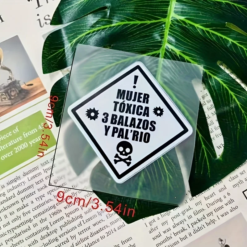 قطعة واحدة من ملصق الدراجة النارية، ملصق تقليم الخوذة: "إنهم ينتظرني في المنزل مع زوجة سامة" - للشاحنات، #5