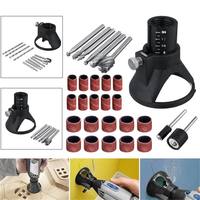 HSS Router Drill Bit Electric Grinder Locator Drill Holder Dremel Rotary Burrs Tool Wood Stone Metal Root Carving Milling Cutter