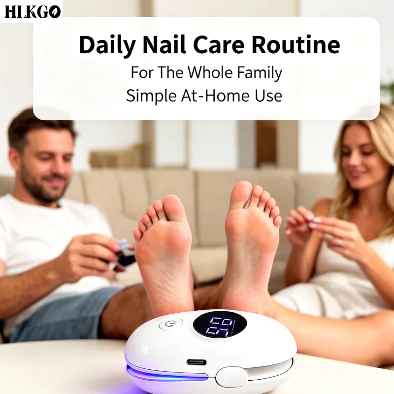 Painless Fingernails Cure Machine Mini Nail Fungus Laser Instrument USB Charging Portable Anti-Slip Silicone for Foot Care Tools