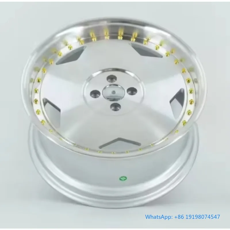 Staggered Forged Aluminium Alloy Passenger Car Wheel Rim 17-19 Inch 4 Holes Universal Custom Offset Rims