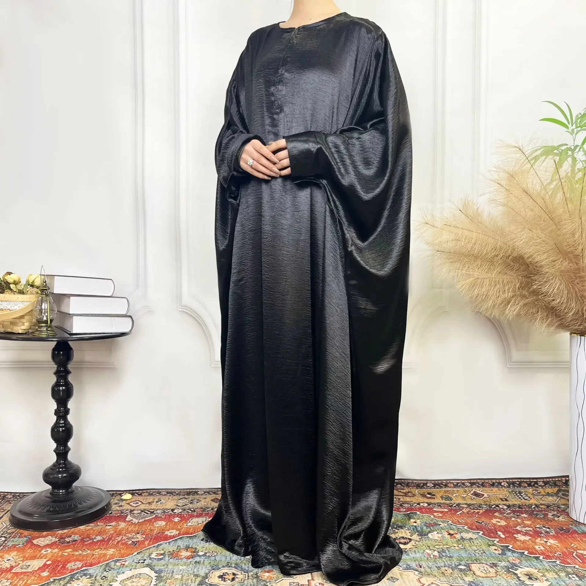 Muslim Fashion Hijab Dresses Islamic Clothing Abayas for Women Party Vestidos Loose Turkey Abaya Dubai Long Dress Ramadan Robe