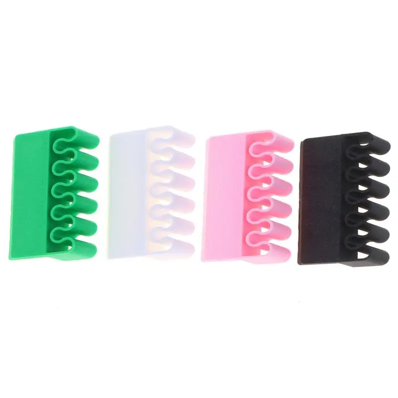 ~New! 5pcs 3D Printed Desk Cable Organizer Clip – Multi-Slot USB Cord Holder, Edge Management, Home Office