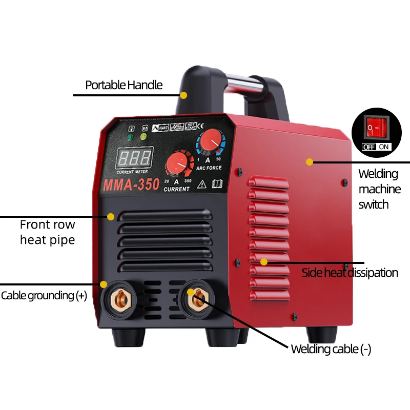 2025 آلة لحام يدوية جديدة 220 فولت MM-A350 آلة لحام