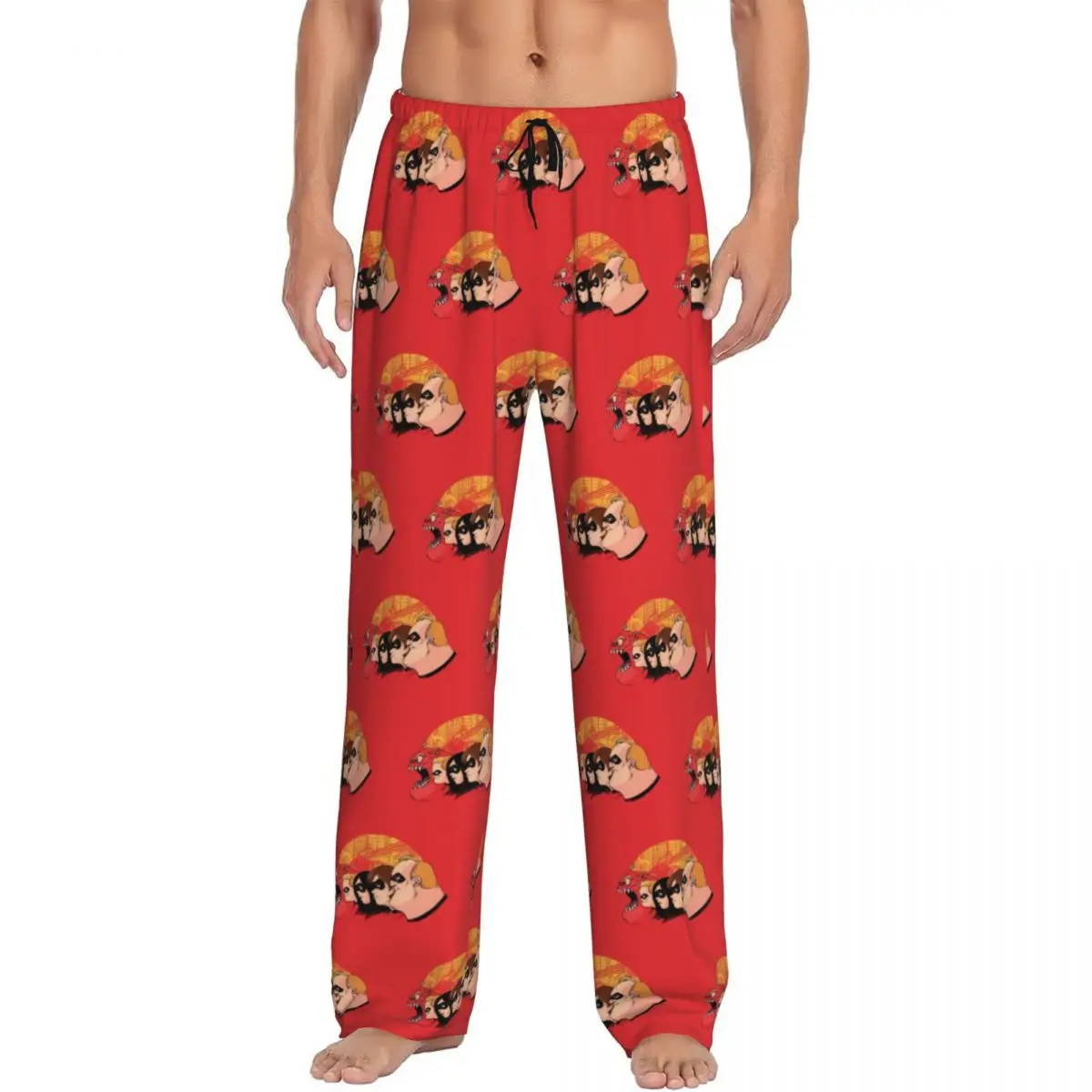 

Custom The Incredibles Pajama Pants Men's Superhero Film Lounge Sleep Drawstring Sleepwear Bottoms with Pockets