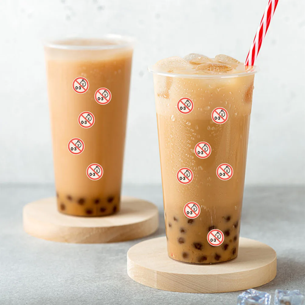 

500 шт. запрещенные этикетки, клейкие предупреждающие наклейки, знаки безопасности для домашней еды, 0-3 лет, родителей, доглядальницы