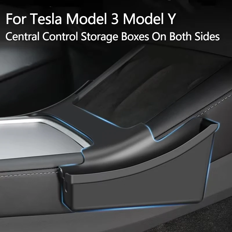 

Для Tesla Model3 Model Y Центральный ящик для хранения с обеих сторон, чтобы хранить седло, переоборудованные детали, автозапчасти и интерьер