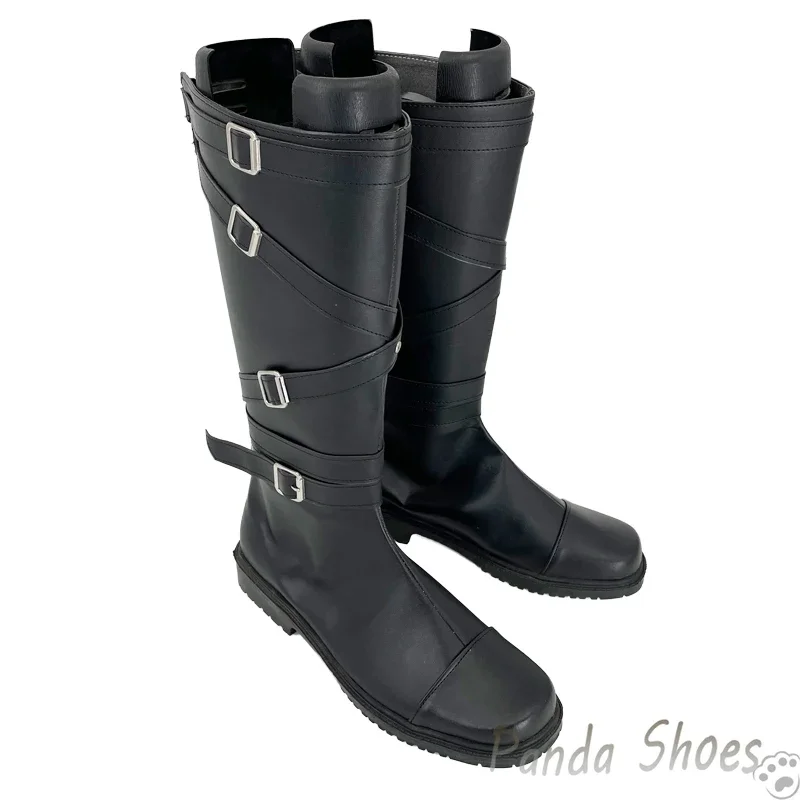 Danganronpa Tanaka Gandamu Scarpe Cosplay Anime Gioco Cos Stivali Lunghi Dangan Ronpa Costume Cosplay Prop Scarpe per Con Halloween