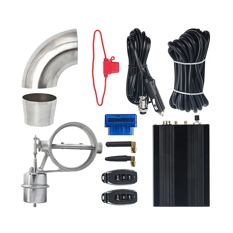 

Automobile vacuum exhaust valve, rotational speed exhaust pipe modification
