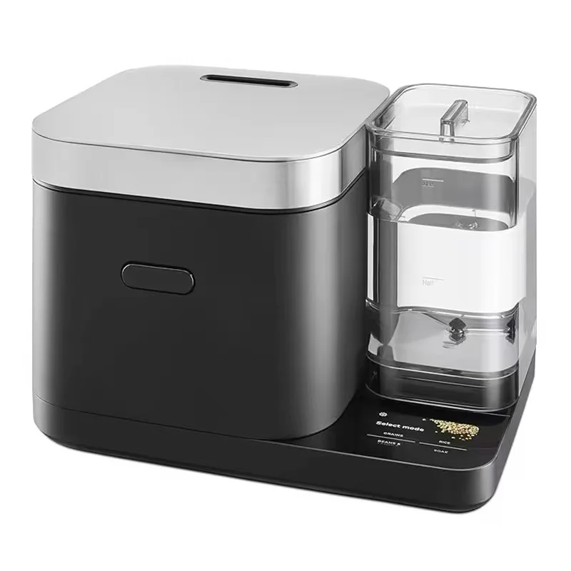 Patented 8 Cup Grain Rice Cooker with Integrated Water tank Automatically Release Water, Built-in Scale, IH Electromagnetic Heat