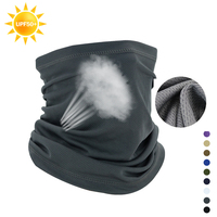 Sunscreen Half Face Mask Summer Breathable Cool Mesh Bandana Masks Hiking Hunting Cycling Running Tube Scarf Sports Neck Warmer