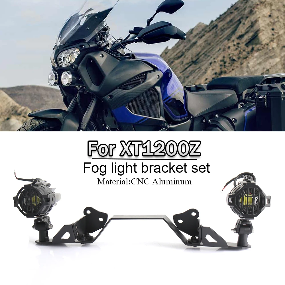 

For Yamaha xt 1200 Z XT1200Z XTZ 1200 Super Tenere 2014- Motorcycle Accessories Spotlight Bracket Holder Fog lights Mount Kit