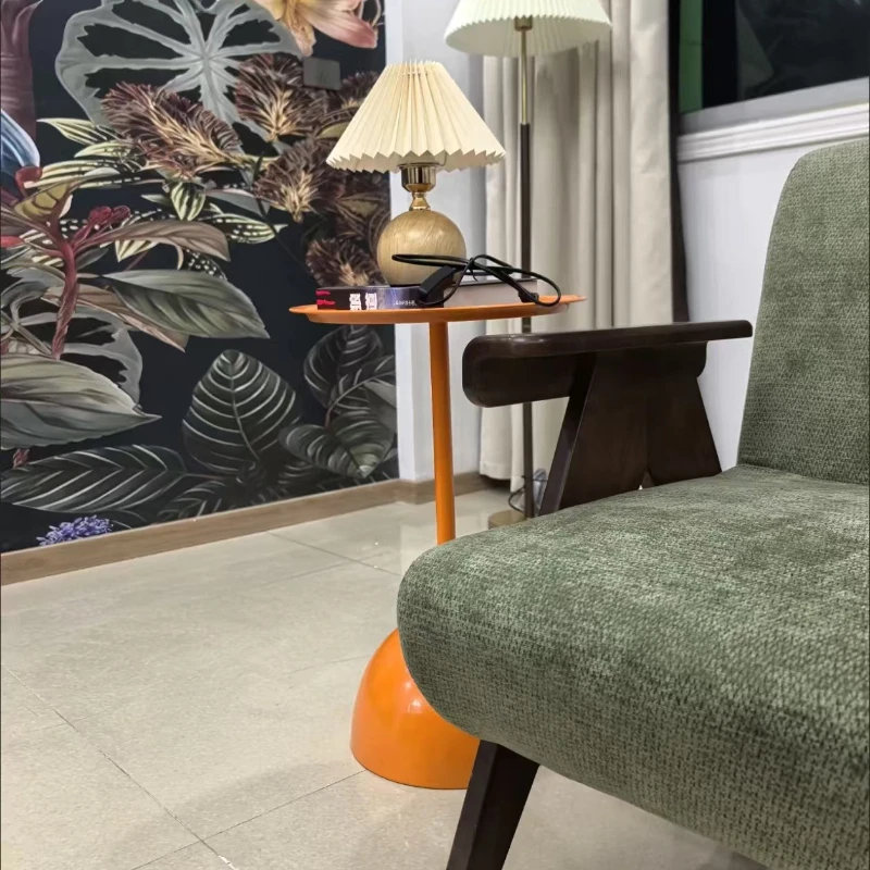 Light Luxury Coffee Table Small Sofa Side Rack Nordic Round Bedside Tables Living Room Mini Desk Minimalist Room Furniture