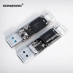 MLC/TLC PSSD USB3.2 256GB/512GB/1TB/2TB taşınabilir katı hal USB Flash sürücü harici katı hal TPYEC-3.1 kalem sürücü 3.0