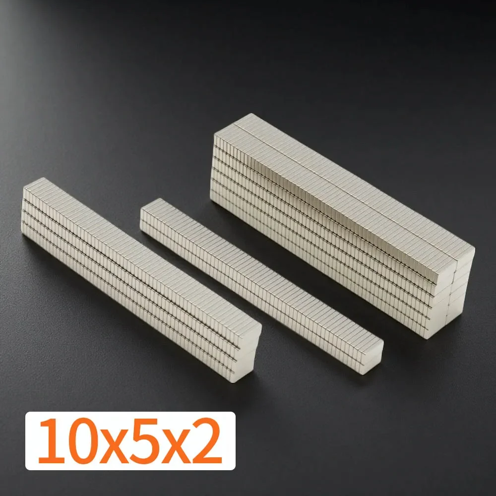 

10x5x2mm Super Strong Magnet N35 Block Magnetic NdFeB Neodymium Magnet Powerful Disc imanes Refrigerator Magnets