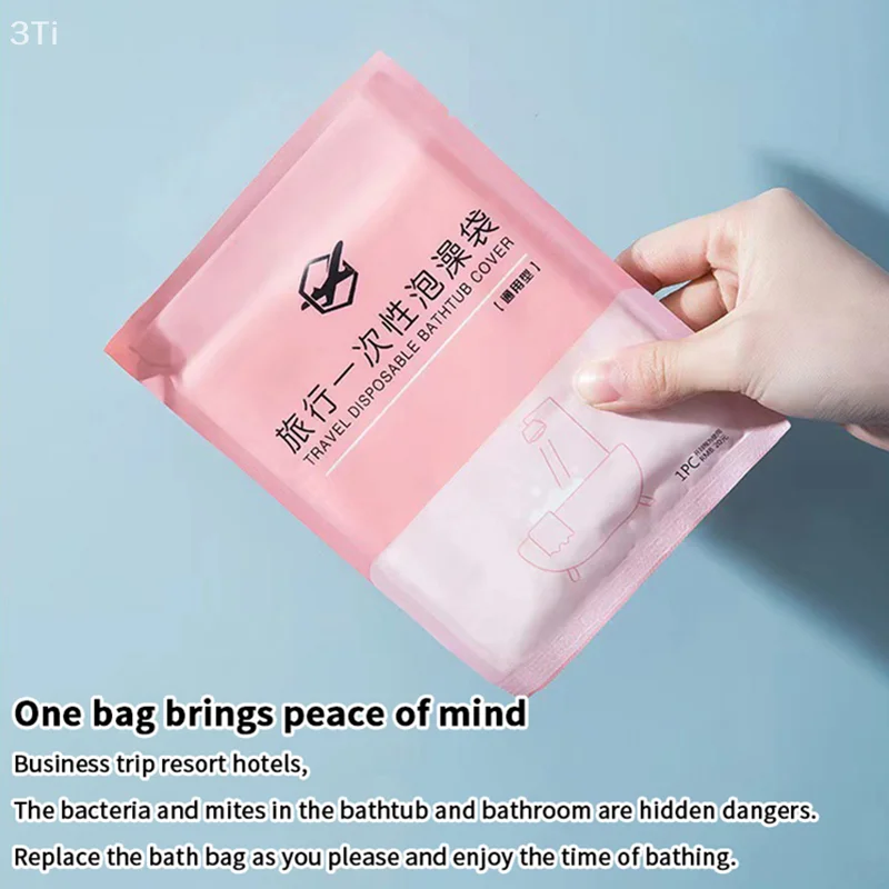 10 pezzi di copertura per vasca usa e getta, rivestimento per vasca portatile, salone di grandi dimensioni, casa, viaggio, hotel, pulizia, pellicola protettiva antisporco