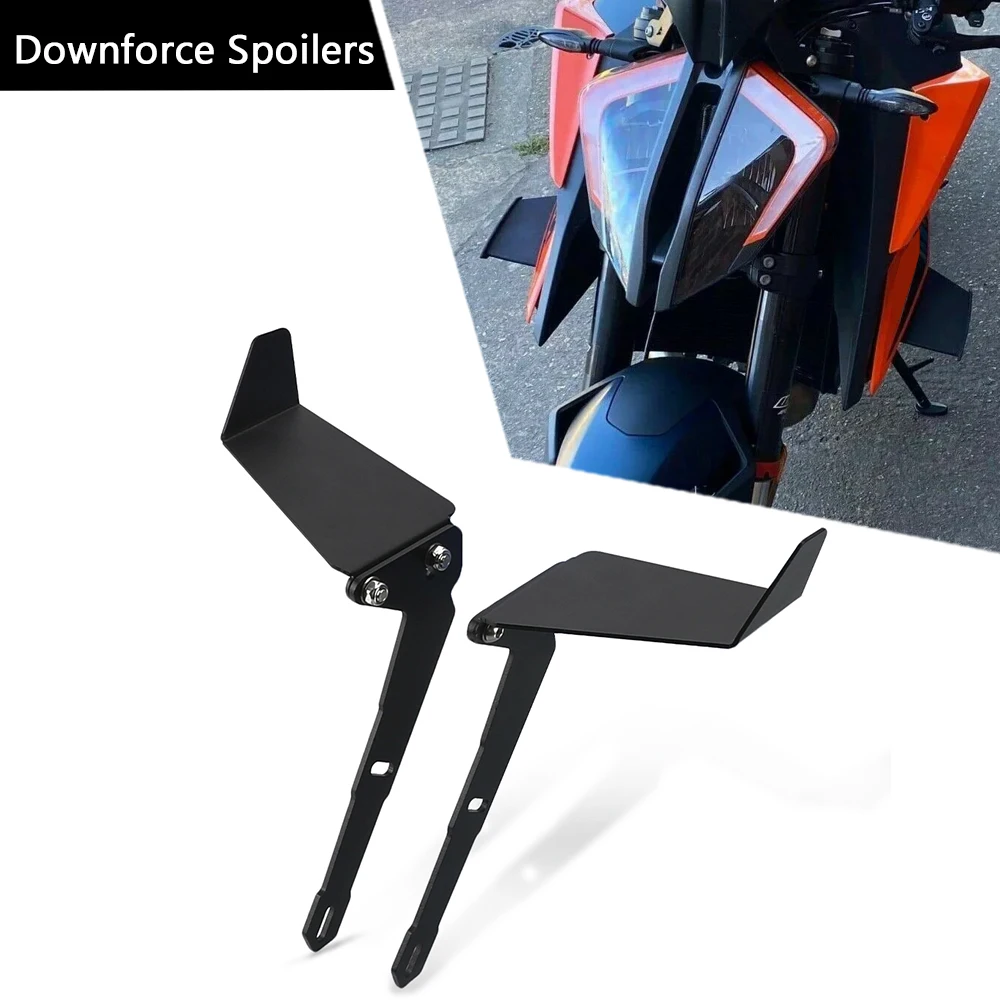 

For 1290 Super Duke R RR Evo 2018 2019 2020 2021 2022 2023 Motorcycle Accessories Adjustable Front Mudguard Downforce Spoilers