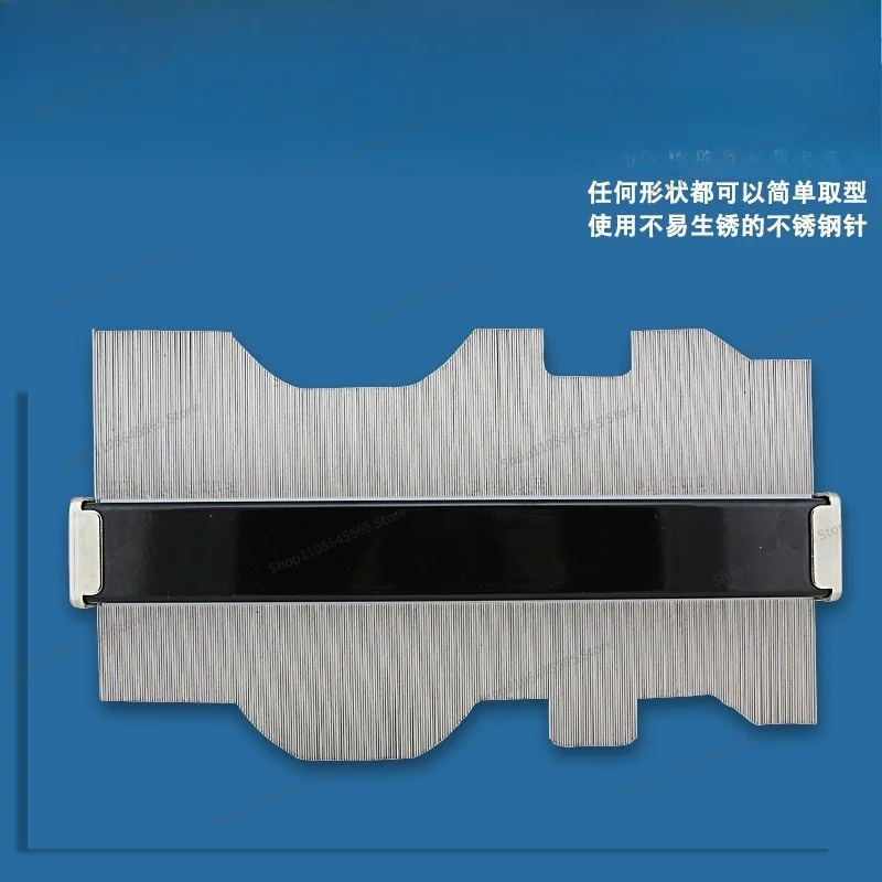 Curvature Ruler Contour Gauge Arc Measuring Device 300mm Shoe Plate + 150mm