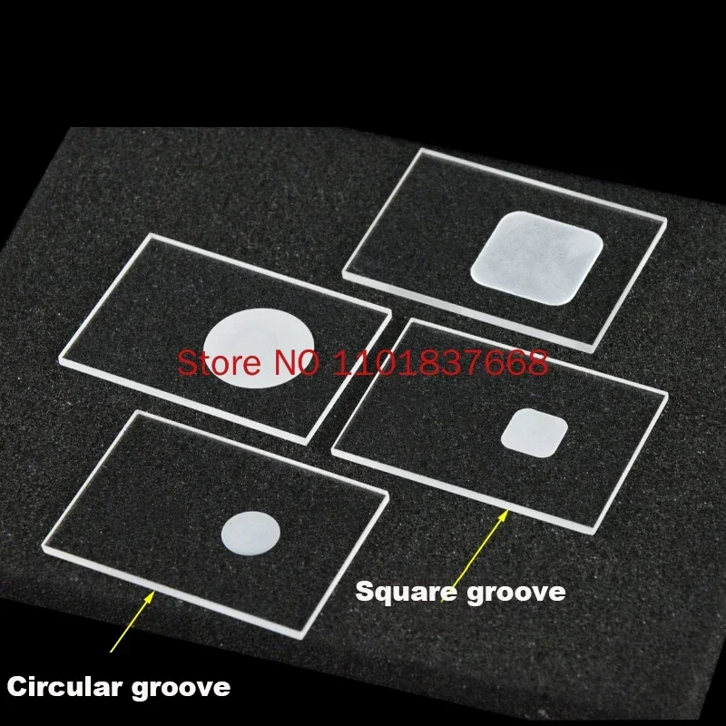 XRD Quartz Sample Holder Powder Sample Cell for X-ray Diffractometer Customizable