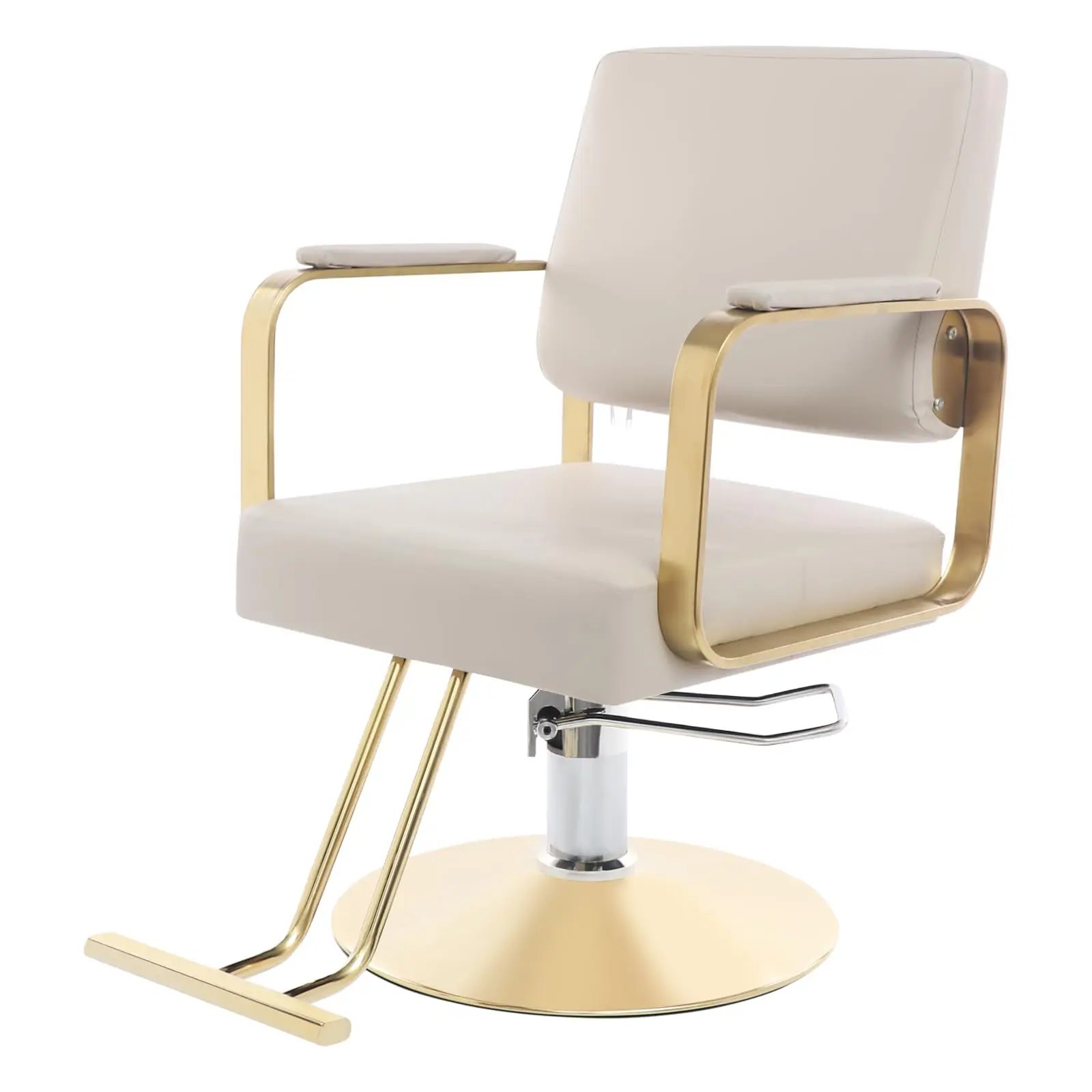 Barber Salon Chair, 360° Rotatable Adjustable Beauty Spa Hair Styling Salon Chair 440lbs Multi-Function Barber Chair