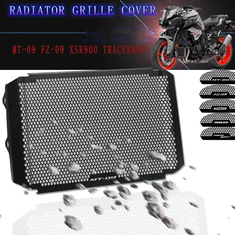 

Motorcycle Accessories Radiator Grill Protection Grille Cover For MT-09 MT09 FZ09 XSR900 XSR 900 Tracer 900 GT ABS 2016-2019