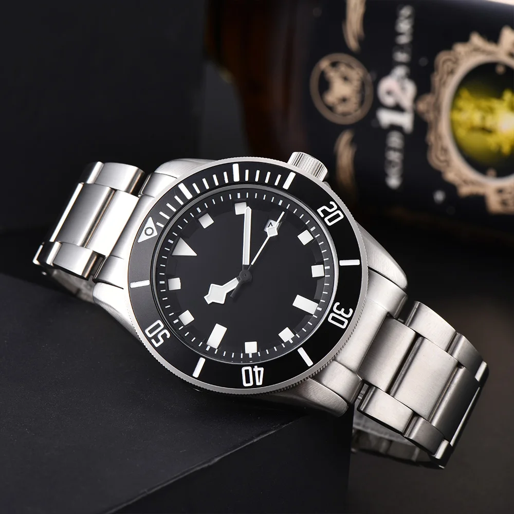 

Automatic Watch Dwayne Campbell Luminous Watches For Man Sapphire Glass 8215 Movement Calendar Mechanical Waterproof Watches