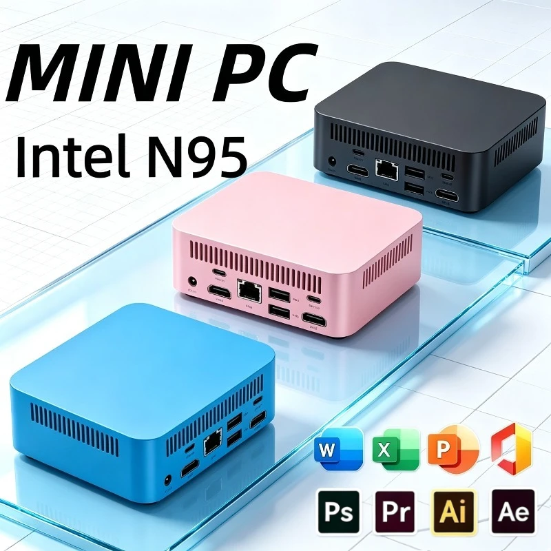 High Performance Mini Pc Intel N95 Computer 16GB  RAM 1TB SSD Gaming PC Wifi 6 BT5.2 Mini PC Desktop