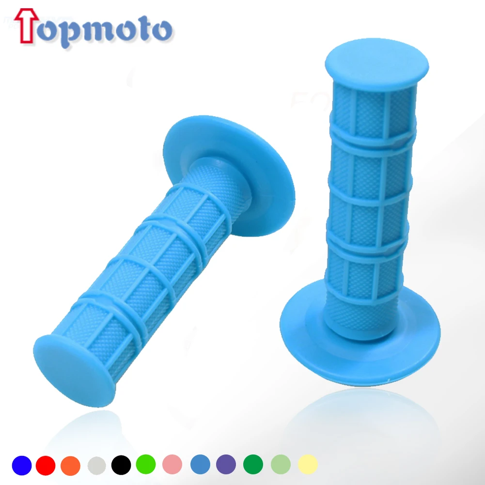 22mm 24mm Motorräder Grip Dirt Bike Griffe 7/8 "Gummi Biker Roller Griff Grip Für Lenker Mx Kissen top Gas 22mm Bar