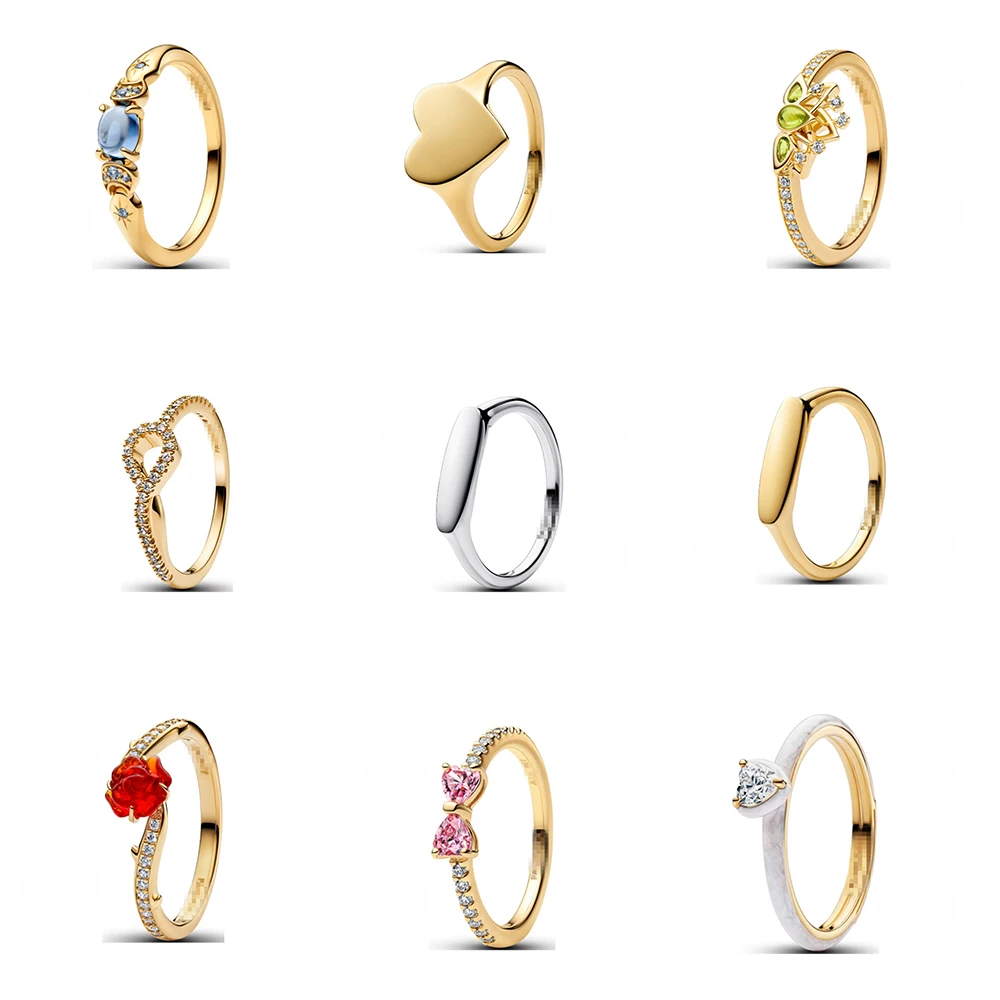 

Новое красное кольцо с лепестками, персонализированное, изысканное, с квадратным кристаллом, ювелирное украшение