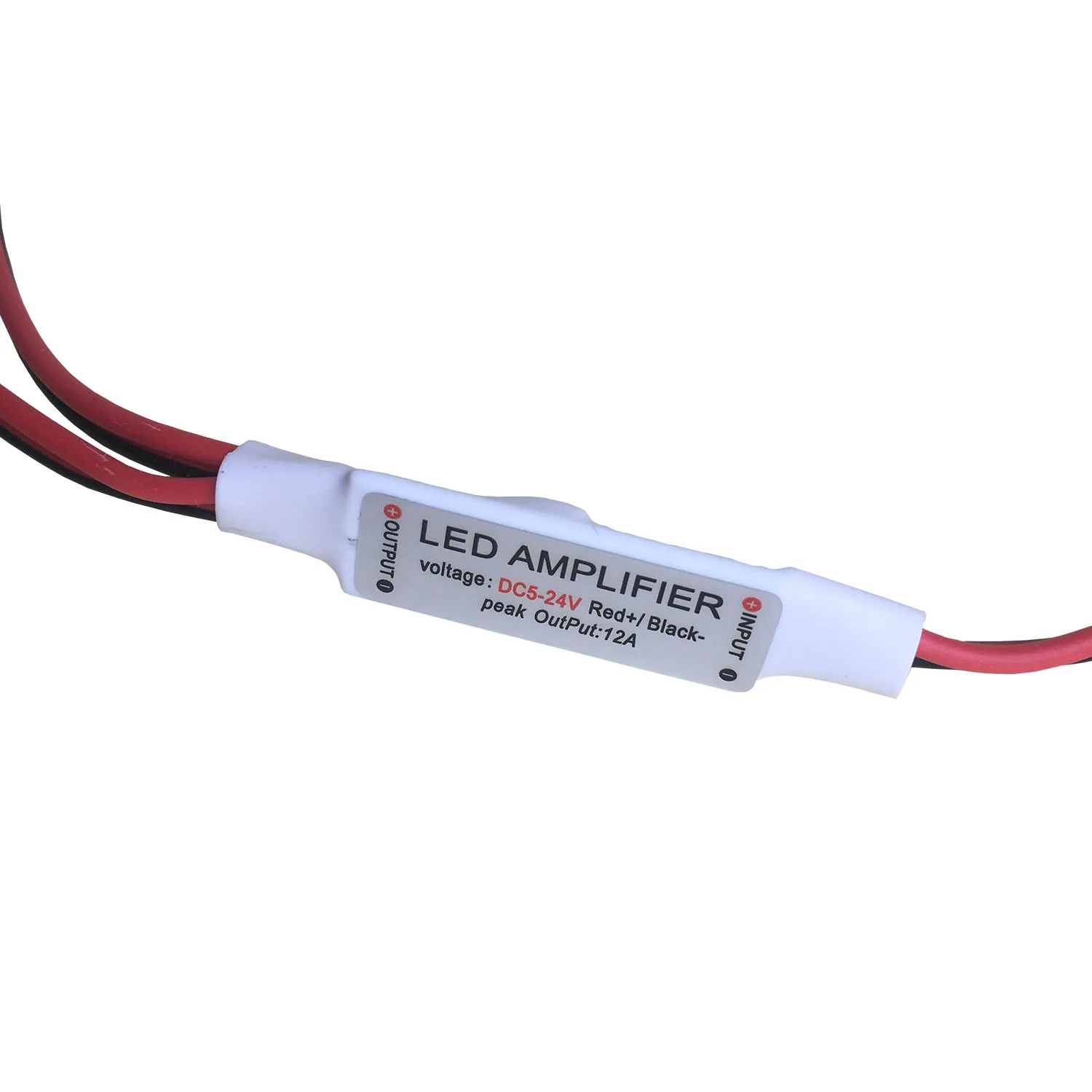10pcs 20pcs DC12V DC24V 1channel 12A mini led amplifier amplificador power accessories for connection led strip single color