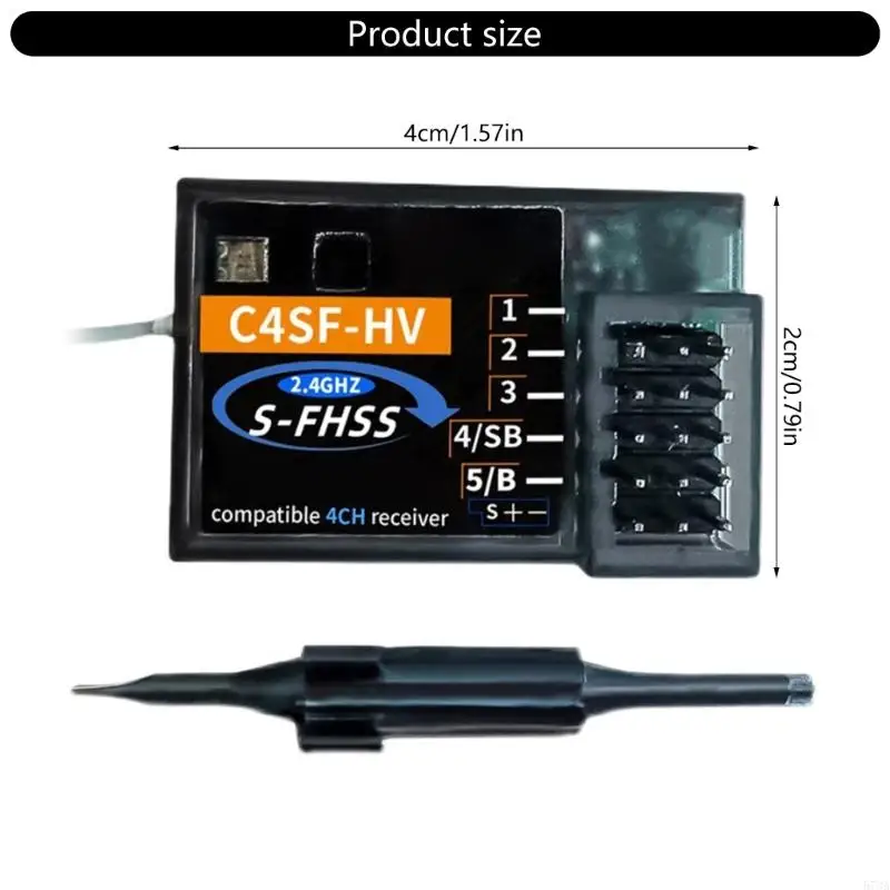 573A C4SF HV RECEPTOR RESISTENTE SALIDAD PARA FHSS FHSS 3PV 3PK 4PKS 7PK 2.4G S-FHSS C4SF-HV Accesorios del receptor