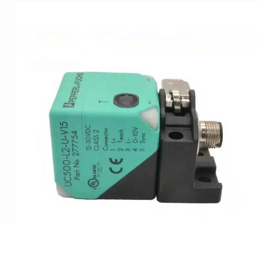 New Pepperl + Fuchs UC4000-L2 Series Ultrasonic Sensors UC4000-L2-E4-V15, UC4000-L2-E6-V15, UC4000-L2M-E6-T-2M