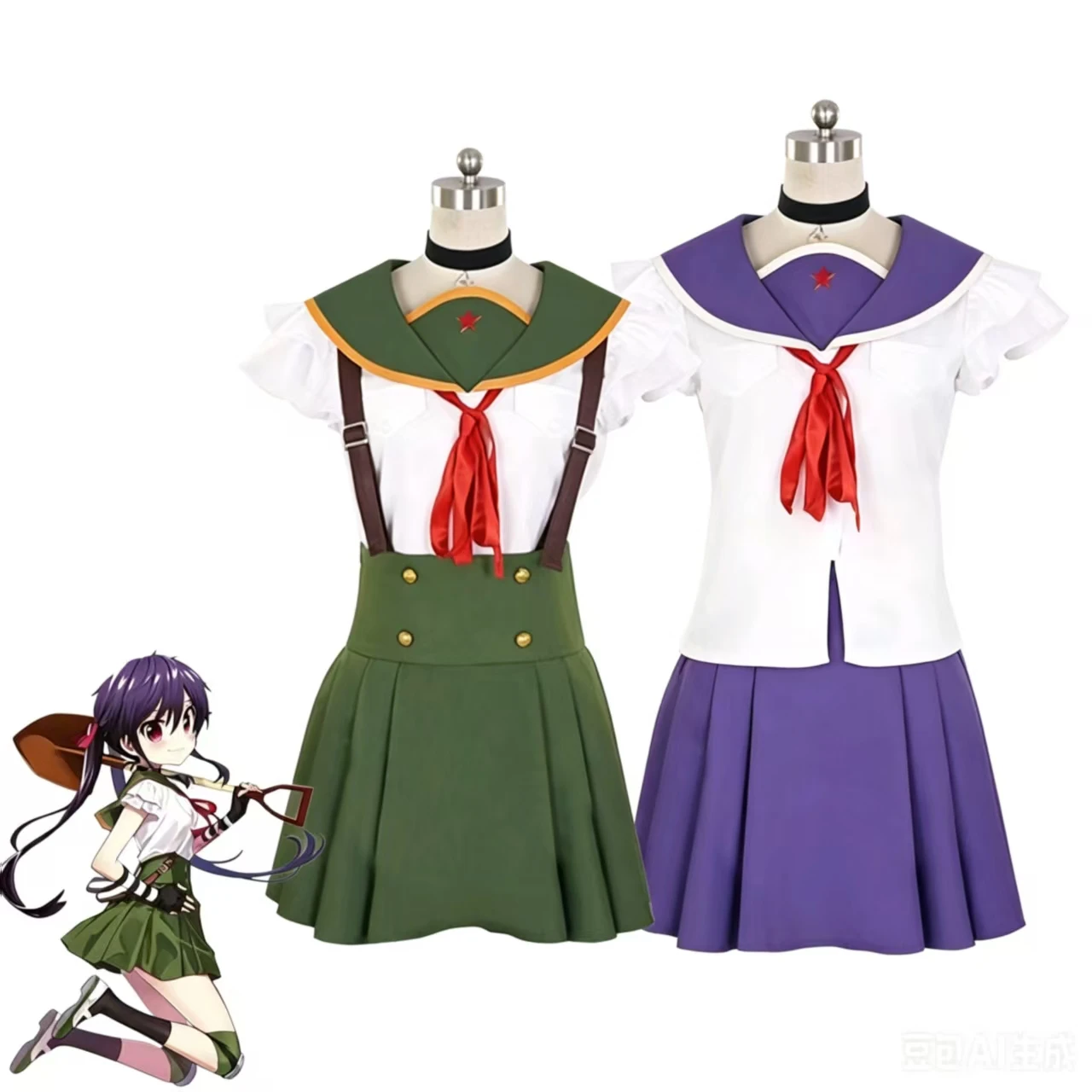 

Anime School Live Cosplay Costume, Wakasa Yuri, Miki Naoki, Yuki Takeya, Kurumi Ebisuzawa School Uniform Cosplay Set