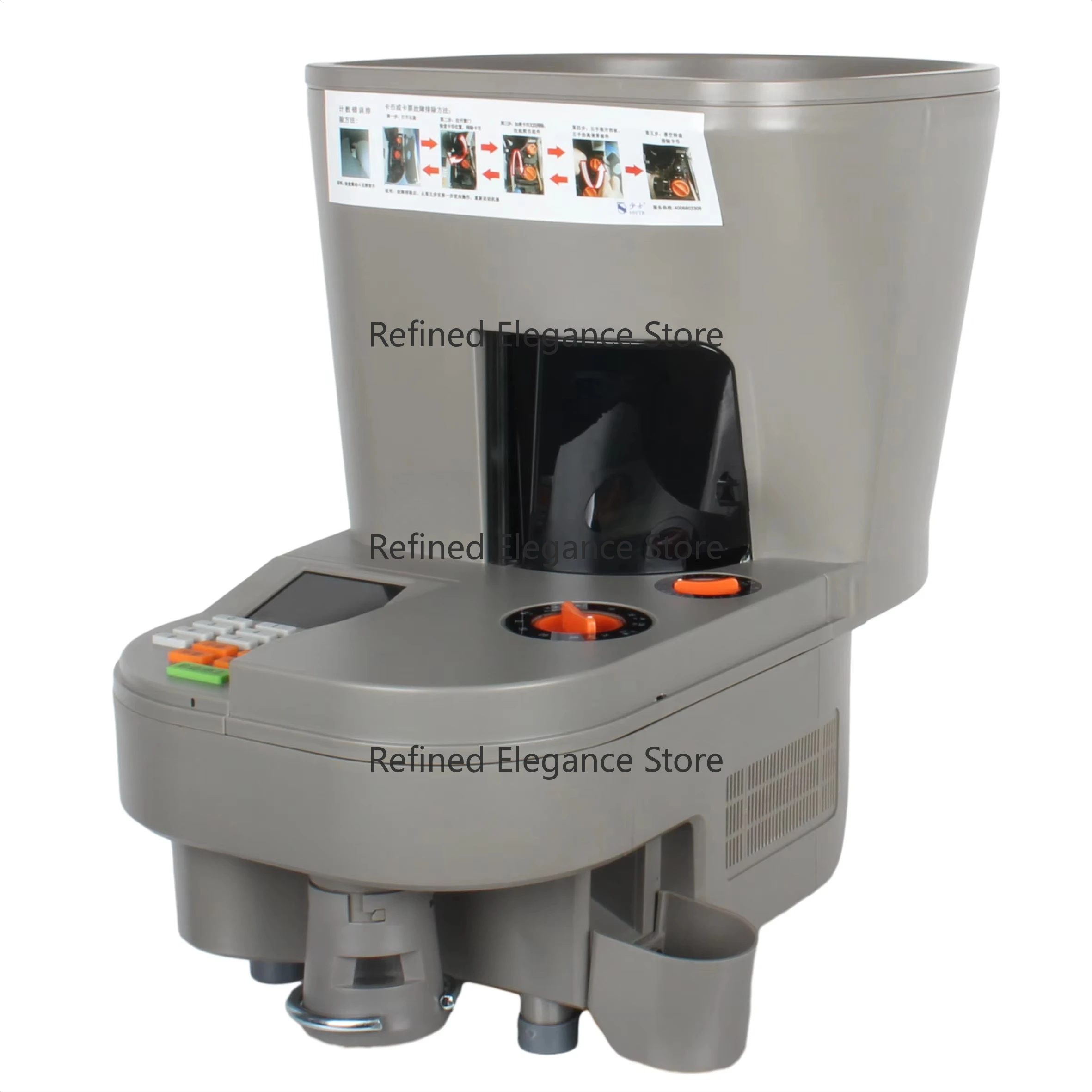 S127 High-Speed Automatic Coin Sorter Machine - Efficient Coin Counter & Separator for Business Use