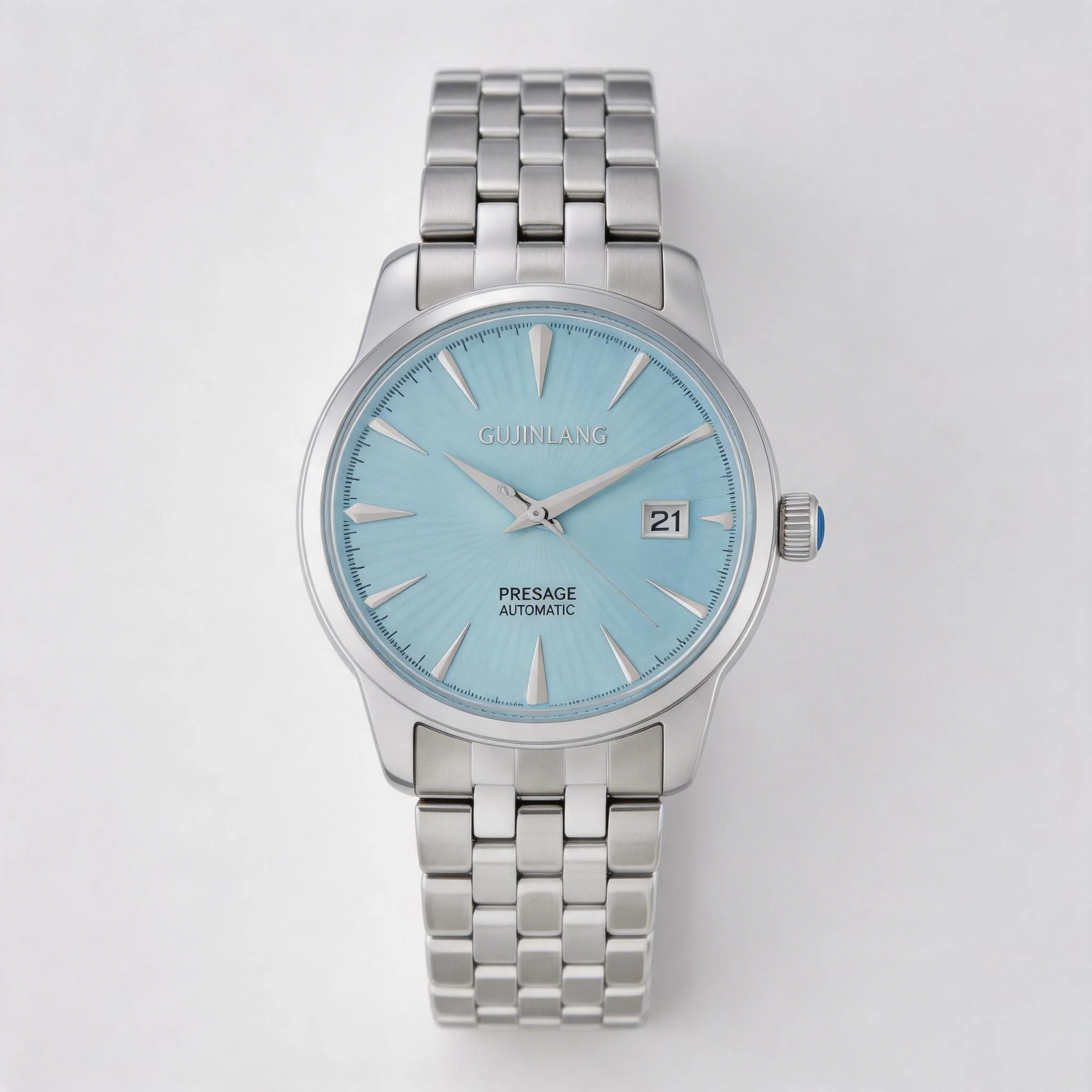 12 Color 40MM Stainless Steel Case NH35 Automatic Men's Watch - Business Waterproof Mechanical Watch with Date