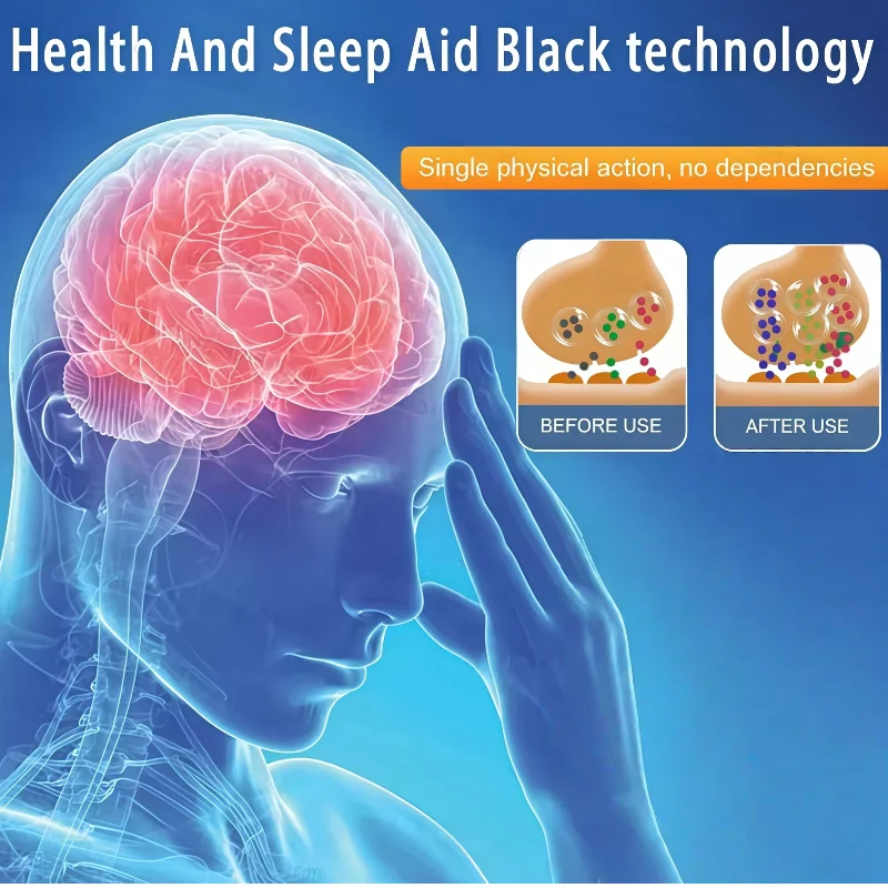 

Portable Sleep Aid CES Technology for Adults Fast Anxiety Relief with Ear Clips Cranial Therapy