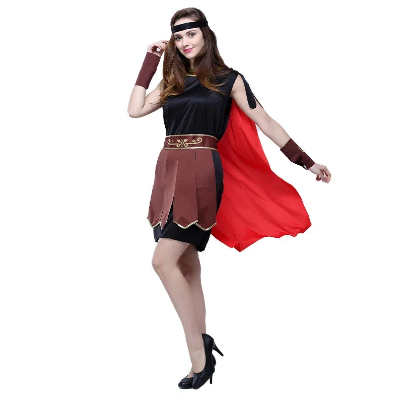 Halloween Karneval Kostüm erwachsene Frauen griechischen römischen Krieger Soldat Kostüm Gladiator Cosplay Kostüm
