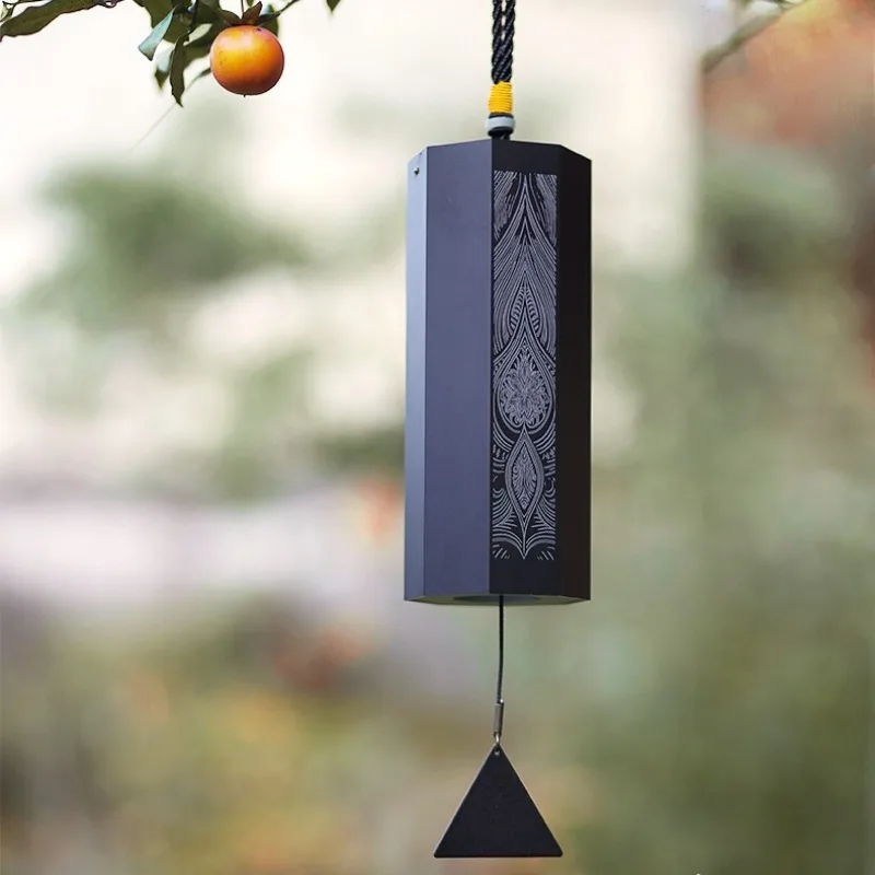 

Bamboo Wind Chime Japanese Meditation Hand Bells Outdoor Garden Landscape Wind Chimes Yoga Sound Healing Percussion Instruments