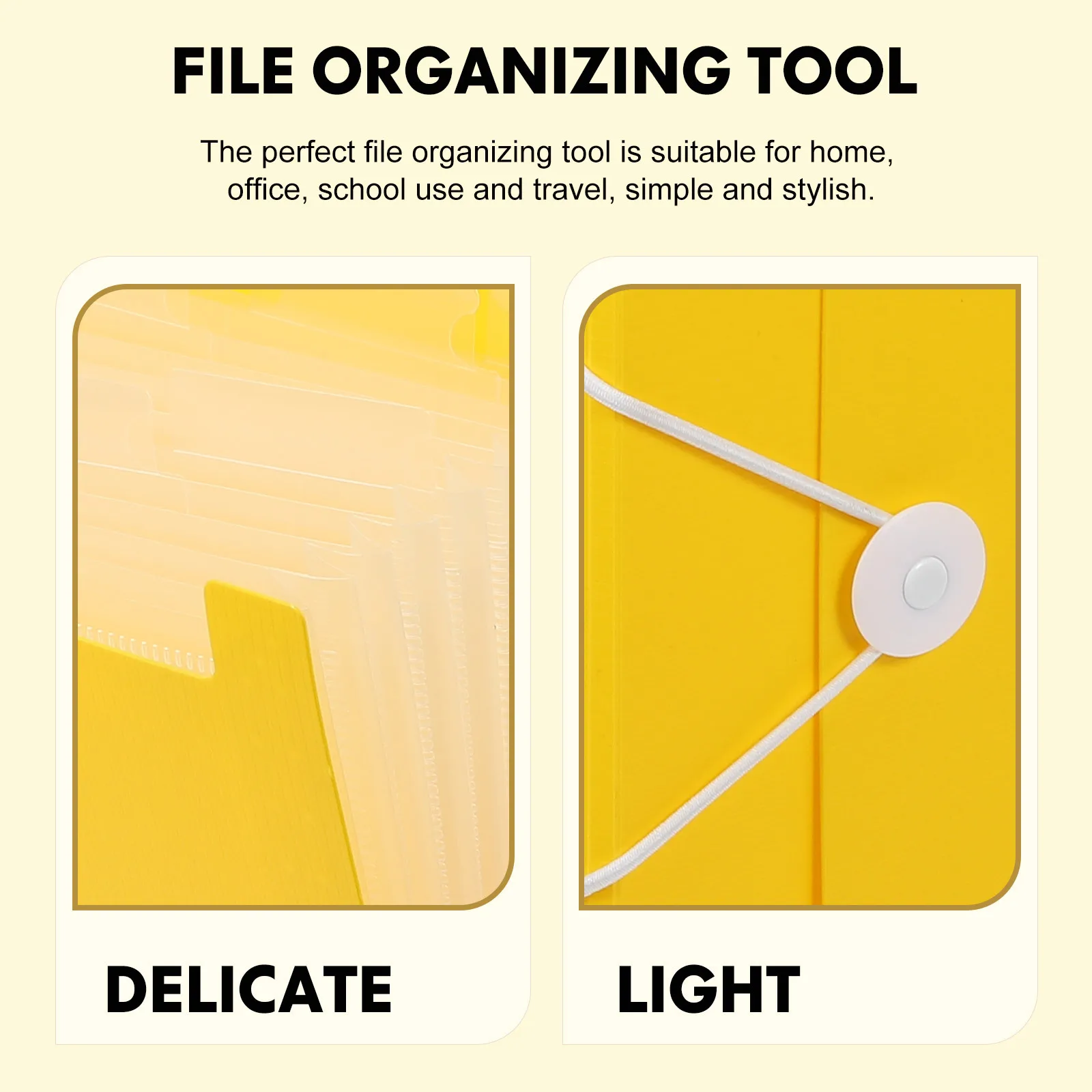 

Portable Accordion File Folder Plastic Office Document Organizer Filing Folder Document Storage Accordion File Organizer