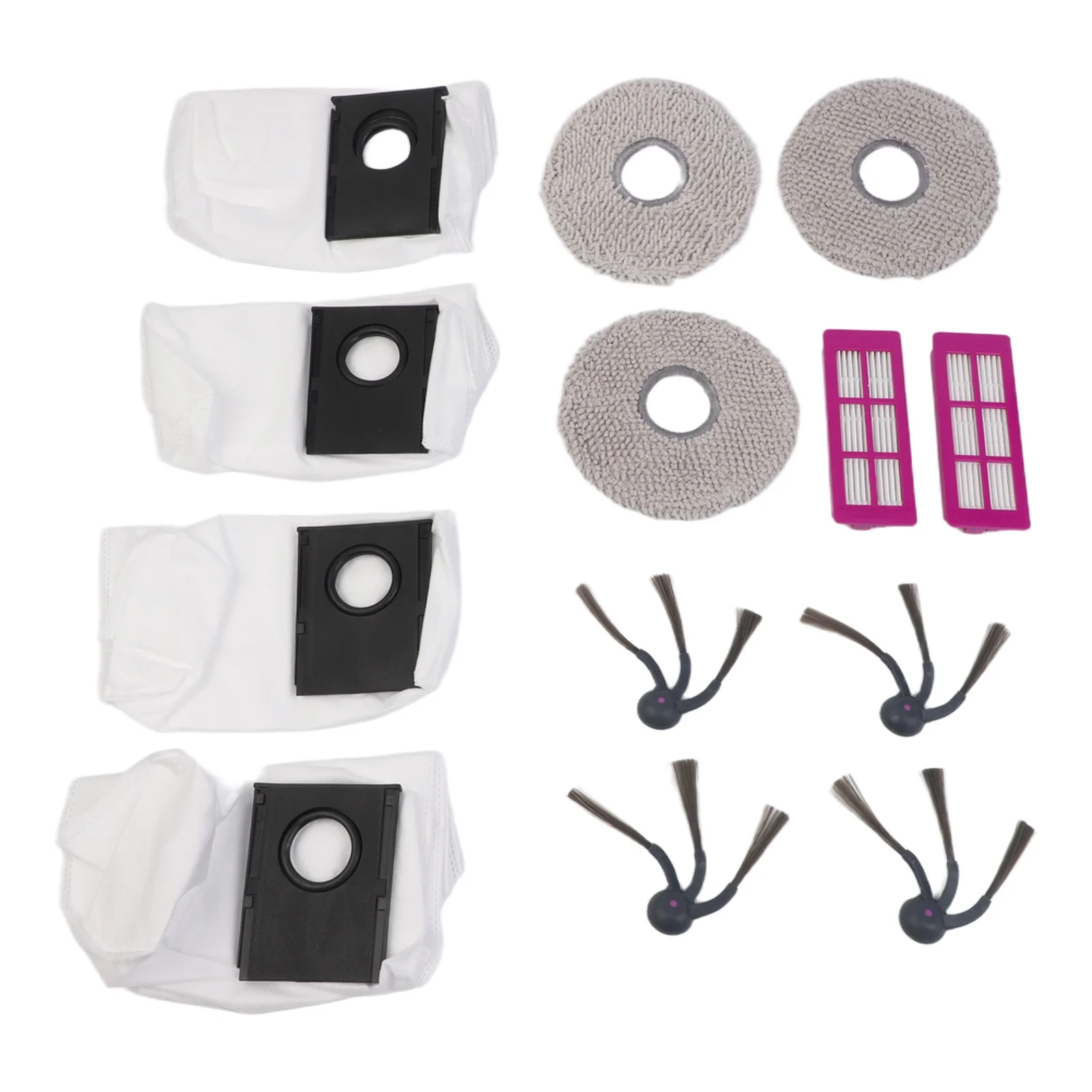 For Eureka J15 for Max Ultra Robot Vacuum Cleaner Replacement Kit Contains Filters Mop Cloths Dust Bags And Side Brushes