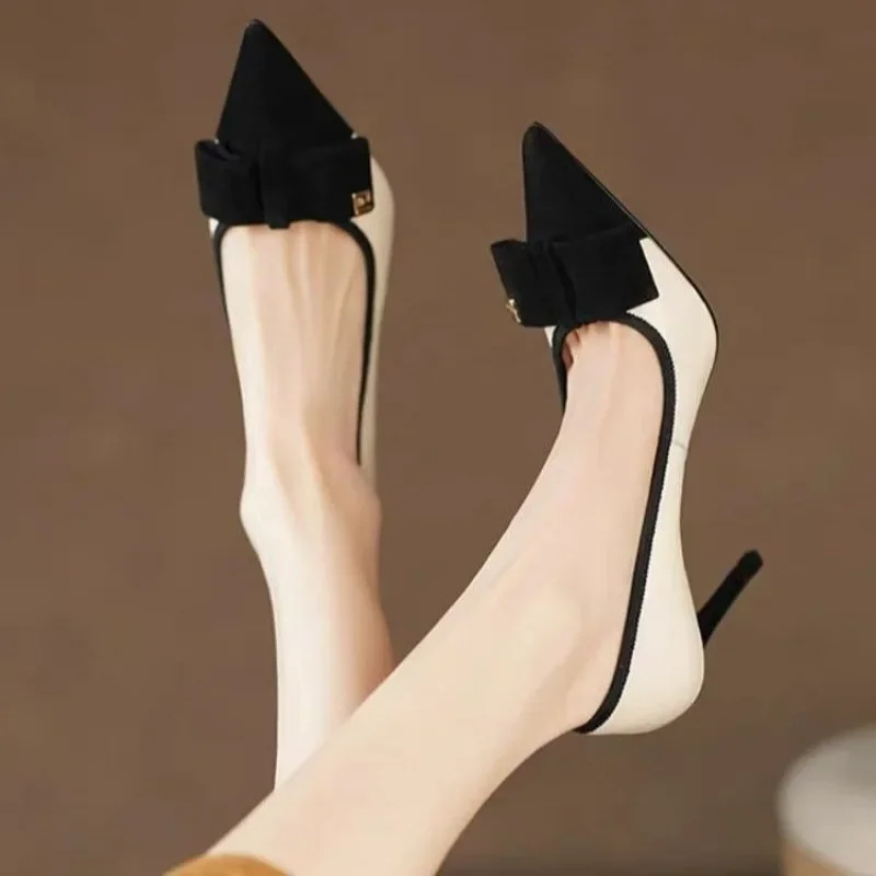 Elegance Women High Heels Pumps Wedding Bridal Stiletto Heels Lady Scarpins Office Party Shoes Women Pumps Heels Women Zapatos