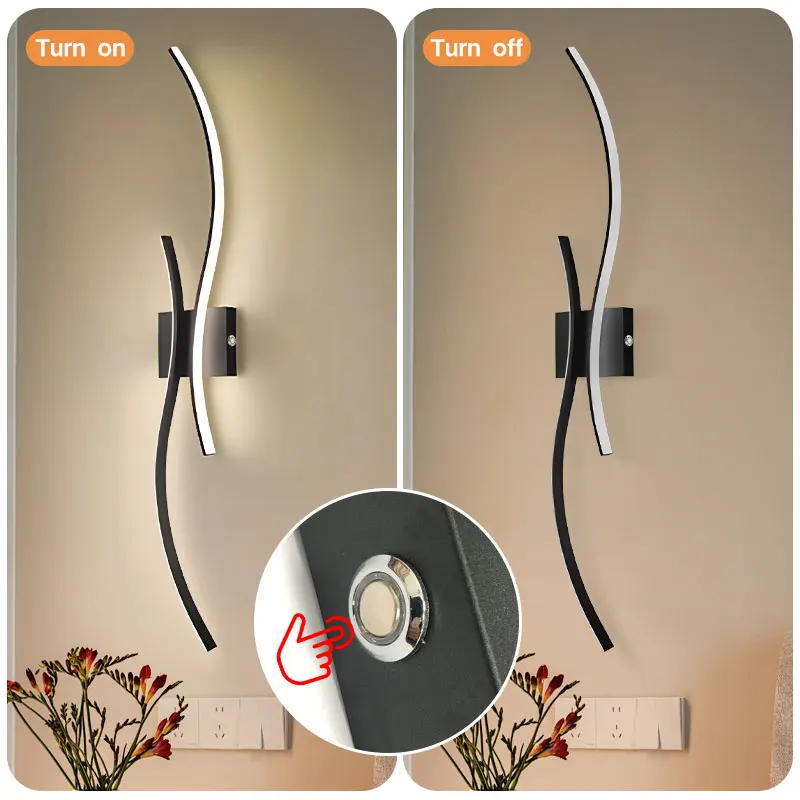 6000mAh USB Rechargeable LED Wall Lamps with Remote Control 3CCT Operated Battery Wall Lights Wireless Dimmable Wall Sconce